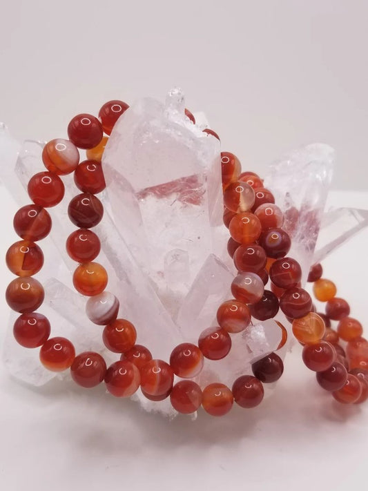 Carnelian Bracelets 8mm